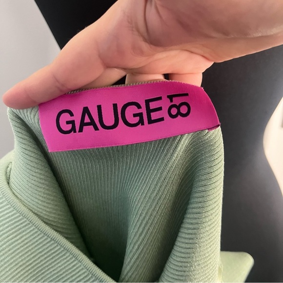 GAUGE81 Women's Green Selas Cropped Blouse Top Size M READ - Picture 6 of 8